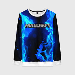 Свитшот женский MINECRAFT, цвет: 3D-белый