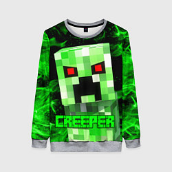 Женский свитшот MINECRAFT CREEPER