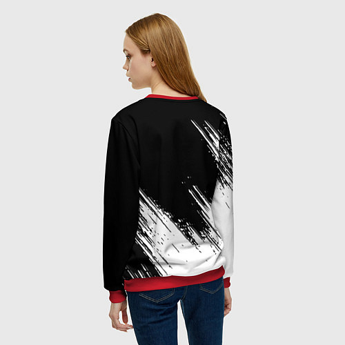 Женский свитшот The Last of Us: Part 2 / 3D-Красный – фото 4
