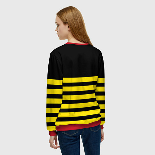 Женский свитшот BORUSSIA / 3D-Красный – фото 4