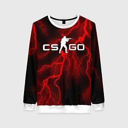 Свитшот женский COUNTER STRIKE, цвет: 3D-белый