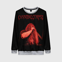 Свитшот женский Cannibal Corpse 6, цвет: 3D-меланж