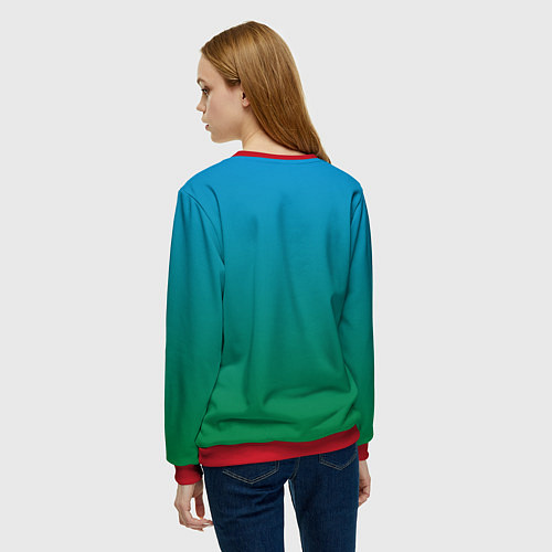 Женский свитшот ВДВ / 3D-Красный – фото 4