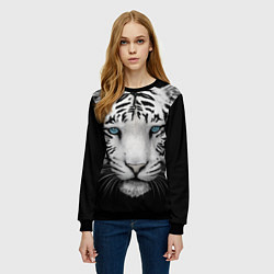 Свитшот женский Тигр, цвет: 3D-черный — фото 2