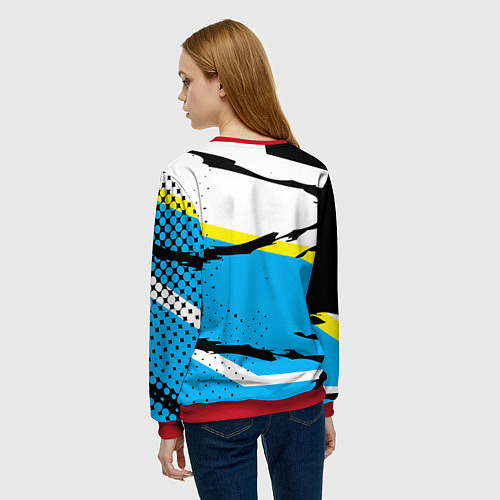 Женский свитшот Judo / 3D-Красный – фото 4