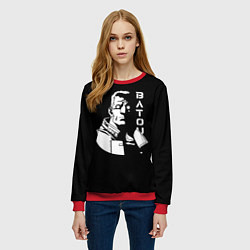 Свитшот женский Бато, цвет: 3D-красный — фото 2