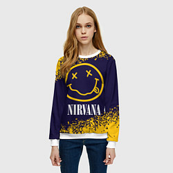 Свитшот женский NIRVANA НИРВАНА, цвет: 3D-белый — фото 2