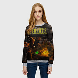 Свитшот женский Stalker 2, цвет: 3D-меланж — фото 2