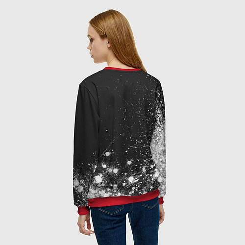 Женский свитшот LINDEMANN ЛИНДЕМАНН / 3D-Красный – фото 4