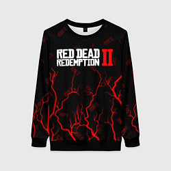Свитшот женский RED DEAD REDEMPTION 2, цвет: 3D-черный
