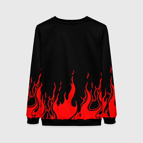 Женский свитшот YOU DIED / 3D-Черный – фото 2