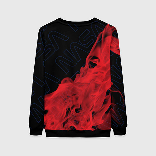 Женский свитшот NASA НАСА / 3D-Черный – фото 2