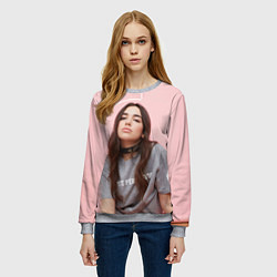 Свитшот женский Dua Lipa, цвет: 3D-меланж — фото 2