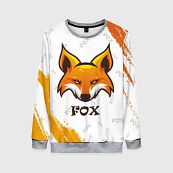Свитшот женский FOX, цвет: 3D-меланж