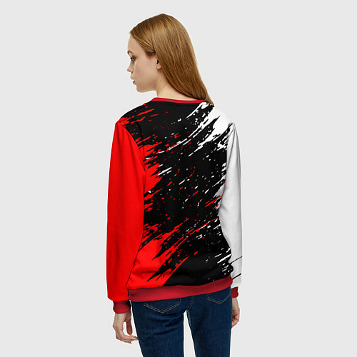 Женский свитшот PUBG / 3D-Красный – фото 4