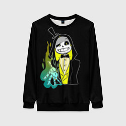 Свитшот женский UNDERTALE, цвет: 3D-черный