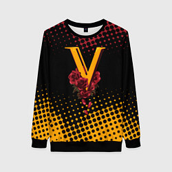 Свитшот женский CYBERPUNK 2077 VALENTINO, цвет: 3D-черный