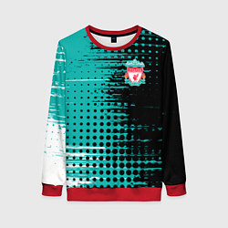 Свитшот женский Liverpool Ливерпуль, цвет: 3D-красный