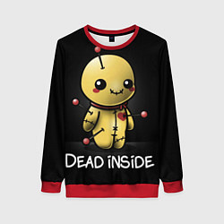 Свитшот женский DEAD INSIDE, цвет: 3D-красный