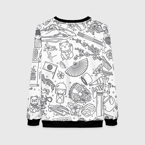 Женский свитшот Япония Z / 3D-Черный – фото 2
