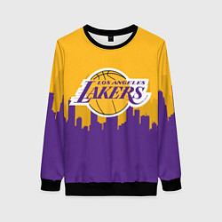 Свитшот женский LOS ANGELES LAKERS, цвет: 3D-черный