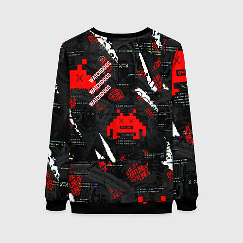 Женский свитшот Watch Dogs: Legion / 3D-Черный – фото 2