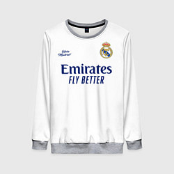 Женский свитшот REAL MADRID, домашняя 2021