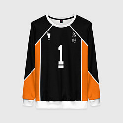 Свитшот женский Форма капитана Haikyuu!!, цвет: 3D-белый