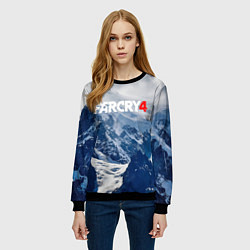 Свитшот женский FARCRY 4 S, цвет: 3D-черный — фото 2