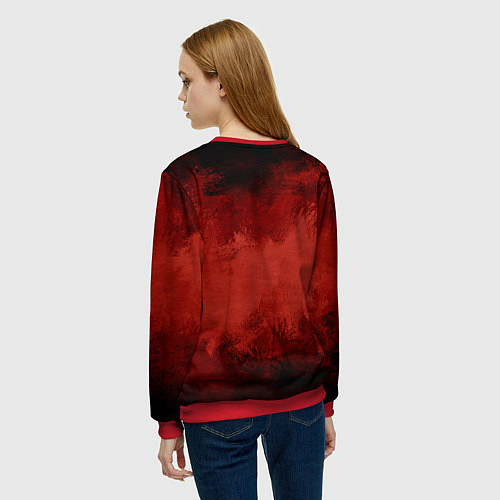 Женский свитшот Molon Labe / 3D-Красный – фото 4