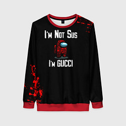 Свитшот женский Among Us Gucci, цвет: 3D-красный