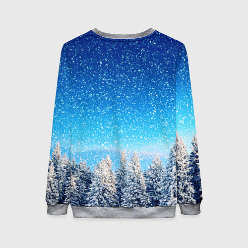 Женский свитшот Happy New Year / 3D-Меланж – фото 2