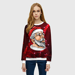 Свитшот женский Кульный дед, цвет: 3D-белый — фото 2