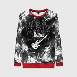 Свитшот женский The Beatles, цвет: 3D-красный