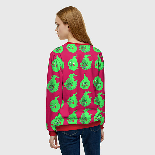 Женский свитшот Моб Психо 100 / 3D-Красный – фото 4