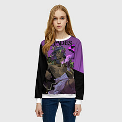 Свитшот женский Hades - Дионис, цвет: 3D-белый — фото 2