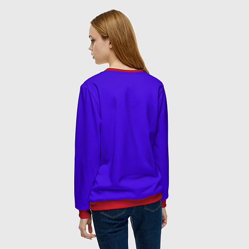 Женский свитшот Евангилион / 3D-Красный – фото 4