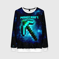 Свитшот женский Minecraft, цвет: 3D-белый
