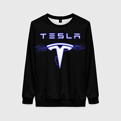 Свитшот женский TESLA, цвет: 3D-черный
