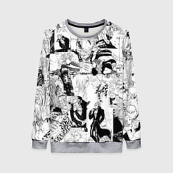 Свитшот женский Бан, цвет: 3D-меланж