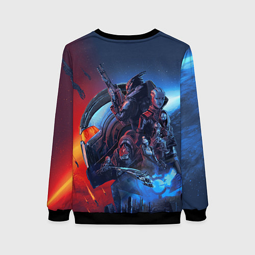 Женский свитшот Mass EFFECT Legendary ed / 3D-Черный – фото 2