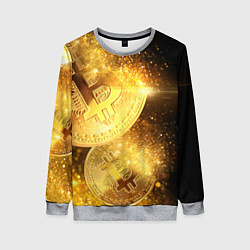 Женский свитшот БИТКОИН ЗОЛОТО BITCOIN GOLD