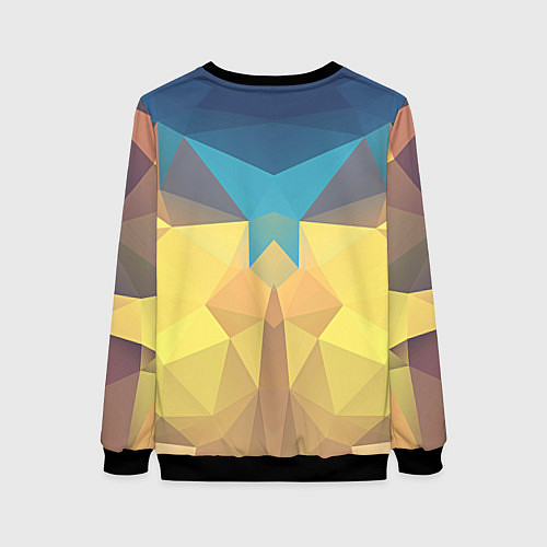 Женский свитшот Абстрактная Геометрия / 3D-Черный – фото 2