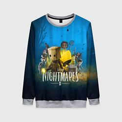 Свитшот женский LITTLE NIGHTMARES 2, цвет: 3D-меланж