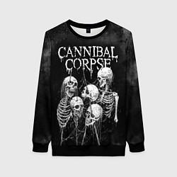 Свитшот женский Cannibal Corpse, цвет: 3D-черный