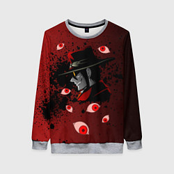 Свитшот женский ХеллсингHellsing, цвет: 3D-меланж