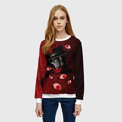 Свитшот женский ХеллсингHellsing, цвет: 3D-белый — фото 2