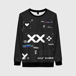 Женский свитшот Desert Eagle: Printstream Graphite