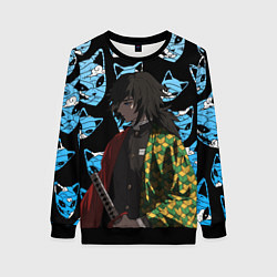 Свитшот женский ГИО ТОМИОКА КЛИНОК, цвет: 3D-черный