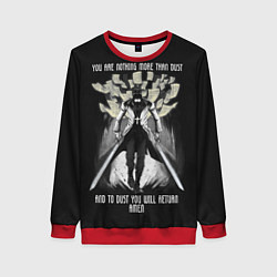 Свитшот женский Александр Андерсон, цвет: 3D-красный